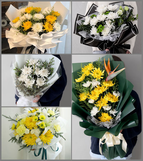 云南昭通彝良县洛旺乡白事花束代送